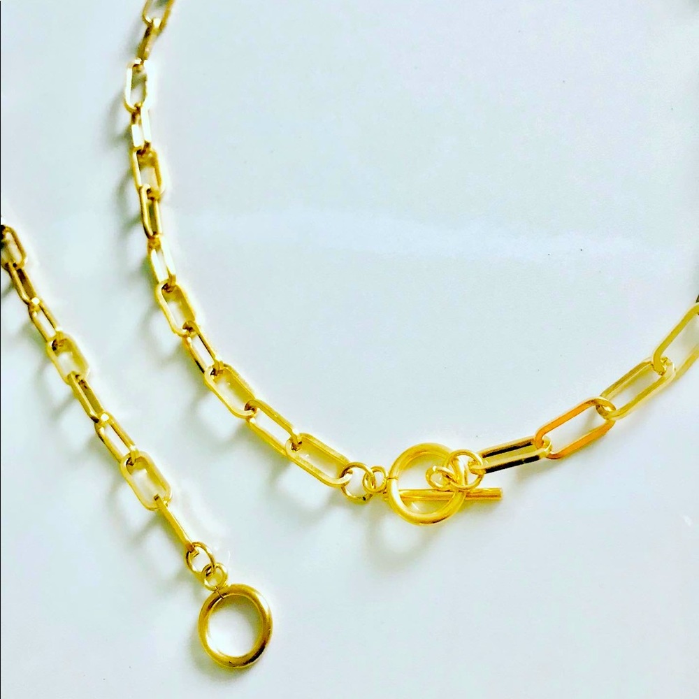 Paper clip chain set